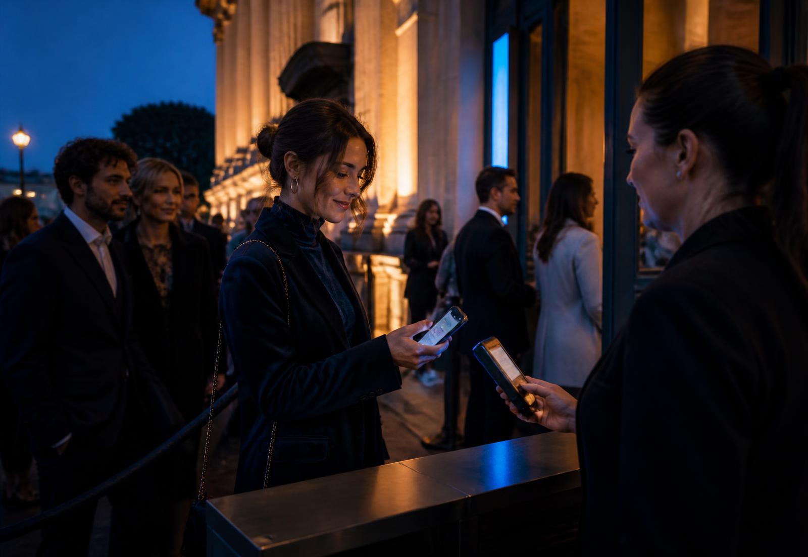 Concert halls and theatres payment environment